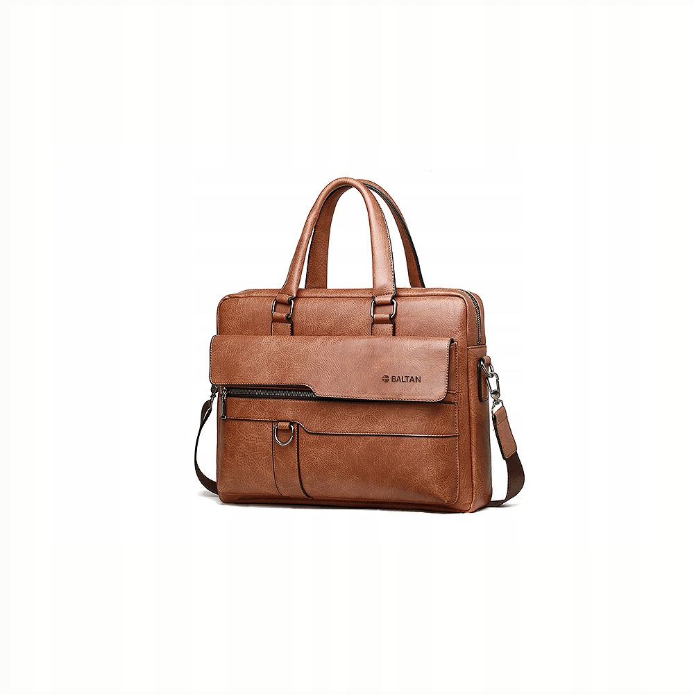 BALTAN Torba na laptopa Eco Classic do 15,6" brązowa — 6