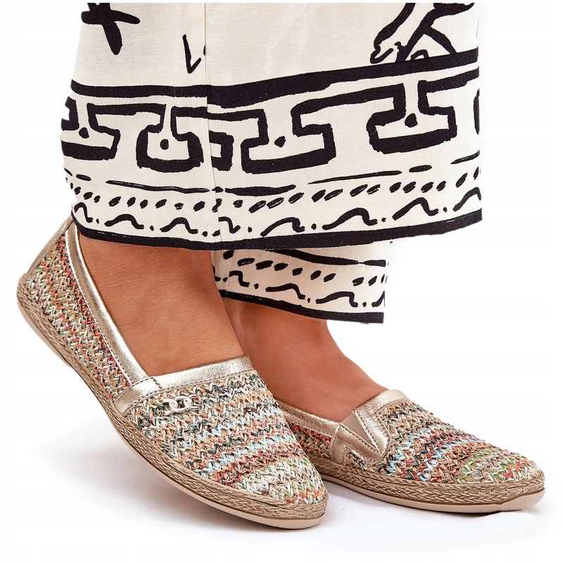 Elegantní Kožené Mokasíny S Výpletem Pro Ženy, Vícebarevné, Velikost 41