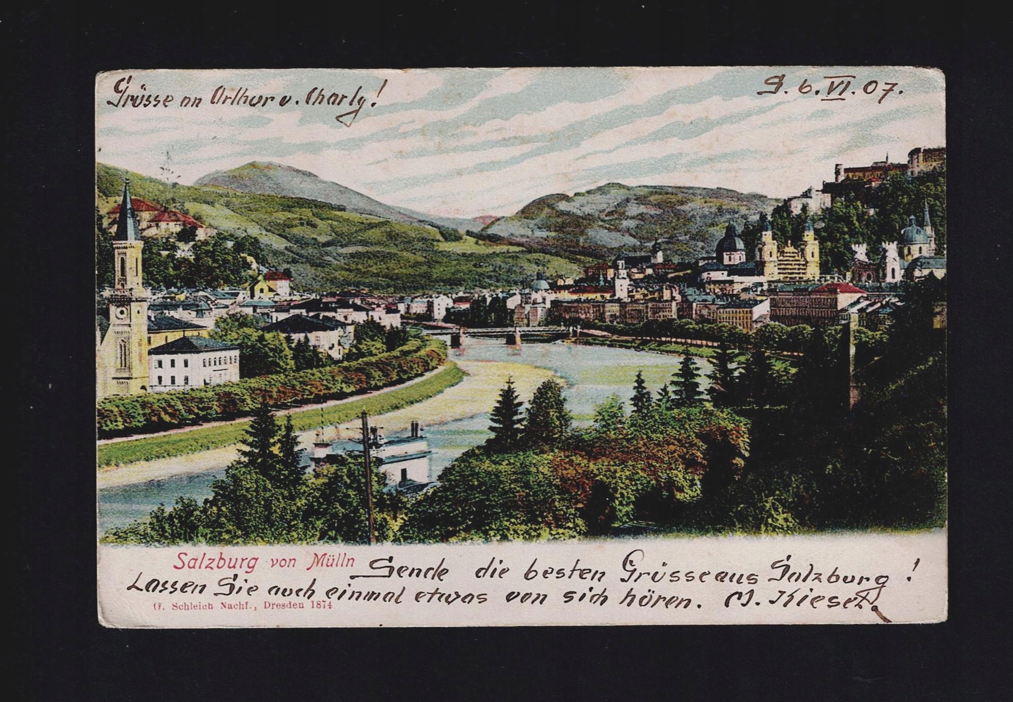 PRZEDWOJENNA POCZTÓWKA AUSTRIA -- nr 1757