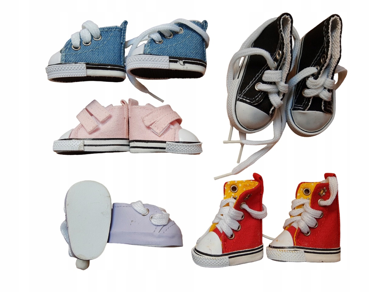 Mix 5 par butów dla lalek DRUGI GATUNEK