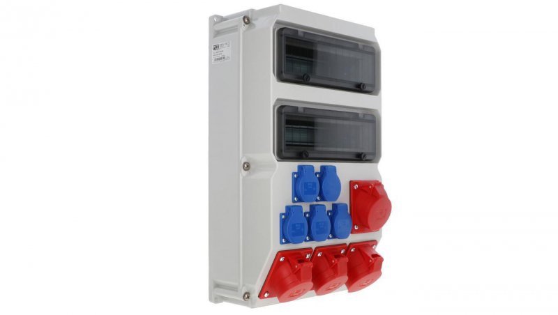 Rozdzielnica budowlana Suwałki 32A/5P 3x16A/5P 5x230V IP44 90277515W