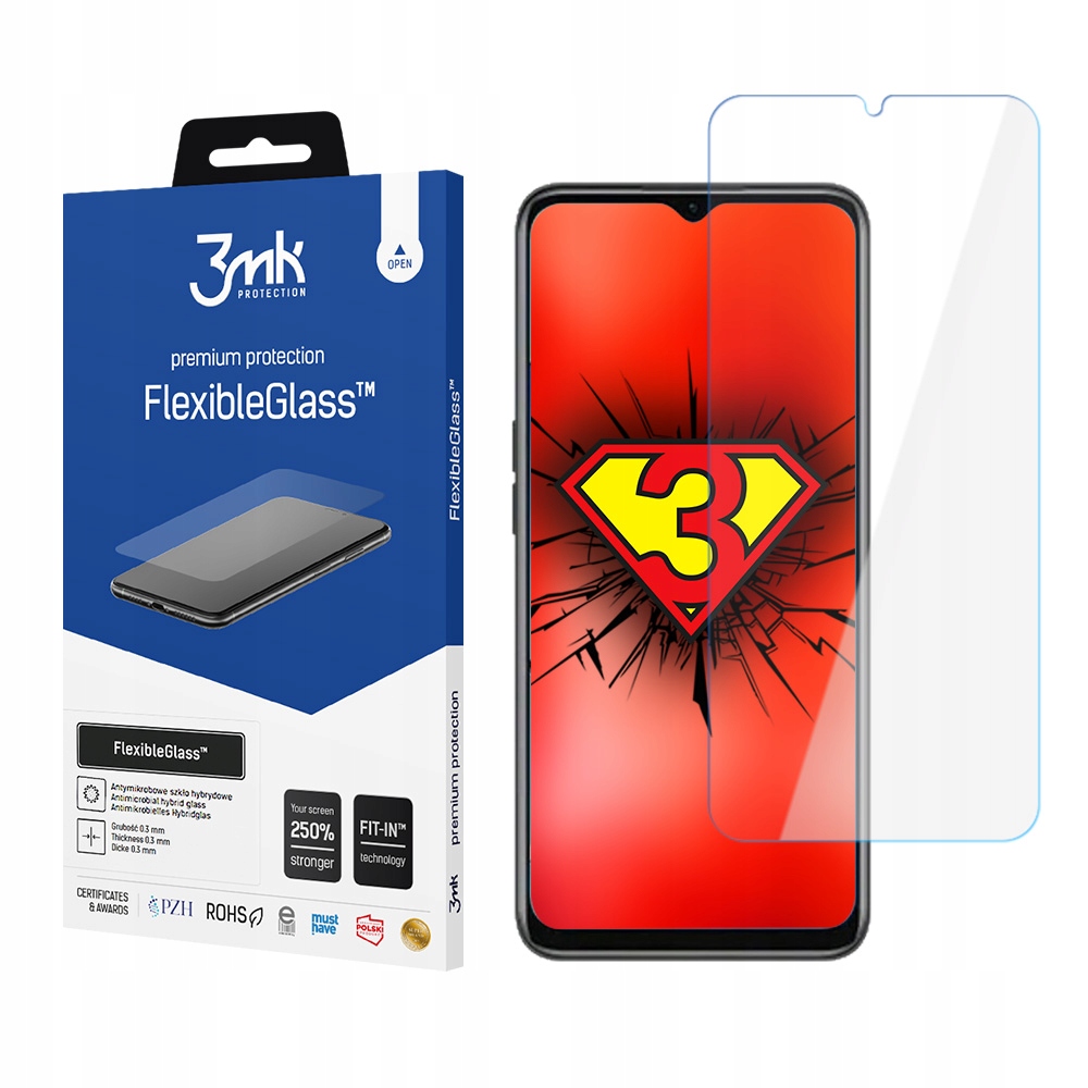 

Szkło hybrydowe na Realme 10 5G 3mk FlexibleGlass