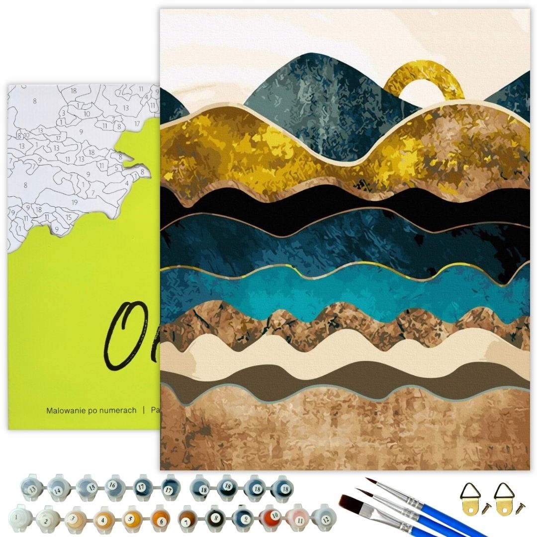 Malování Podle Čísel zlatou Obrazy na malování podle čísel Hora Oh Art