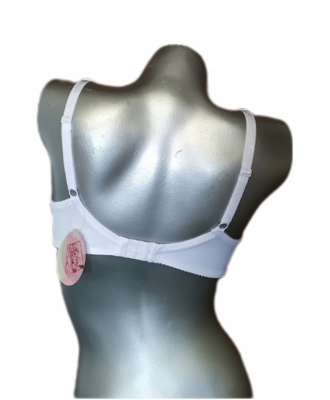 Biustonosz 100H biały półusztywniany Anfen stanik gładki Rozmiar 100H