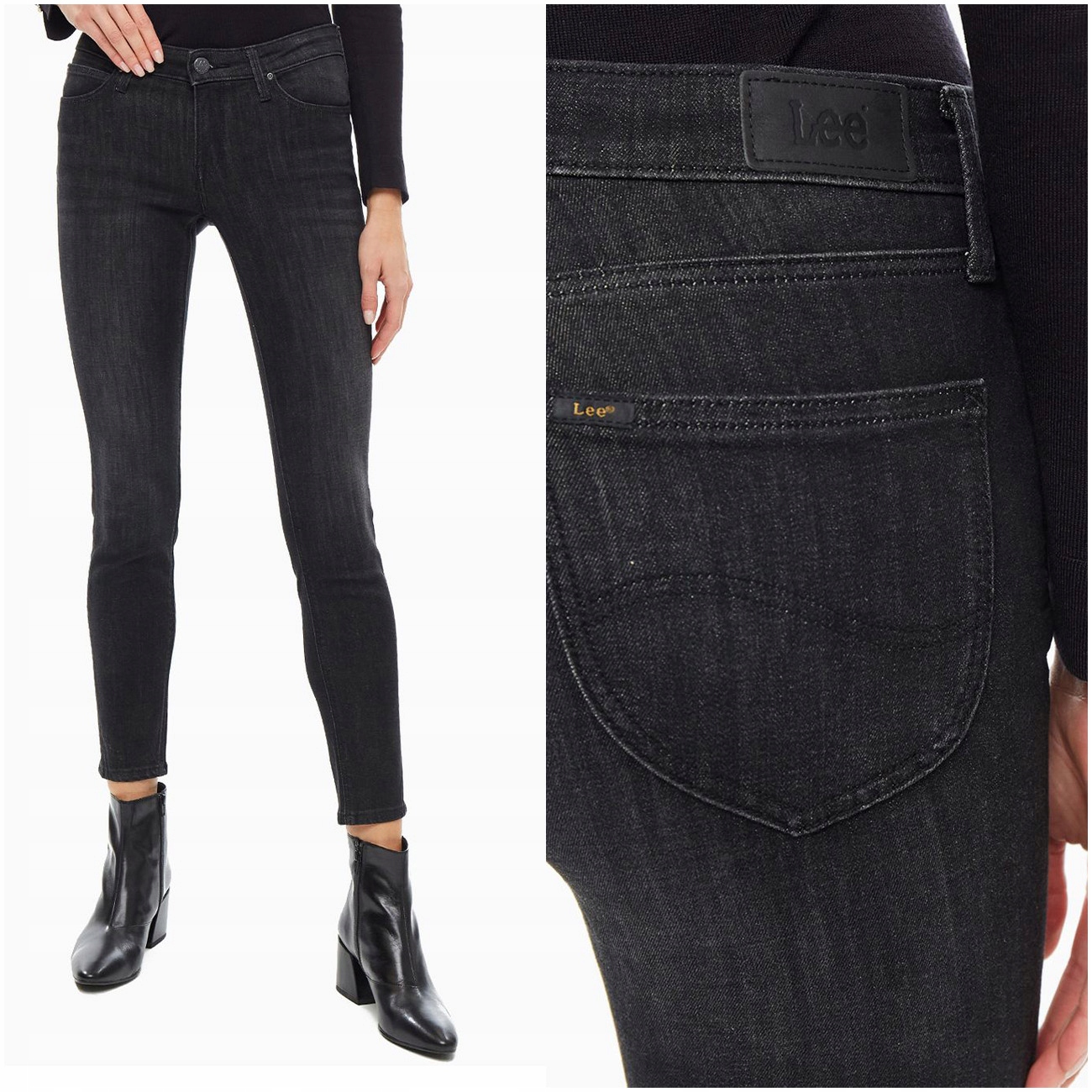 

Lee Scarlett Damskie Spodnie Jeansy Rurki W28 L33