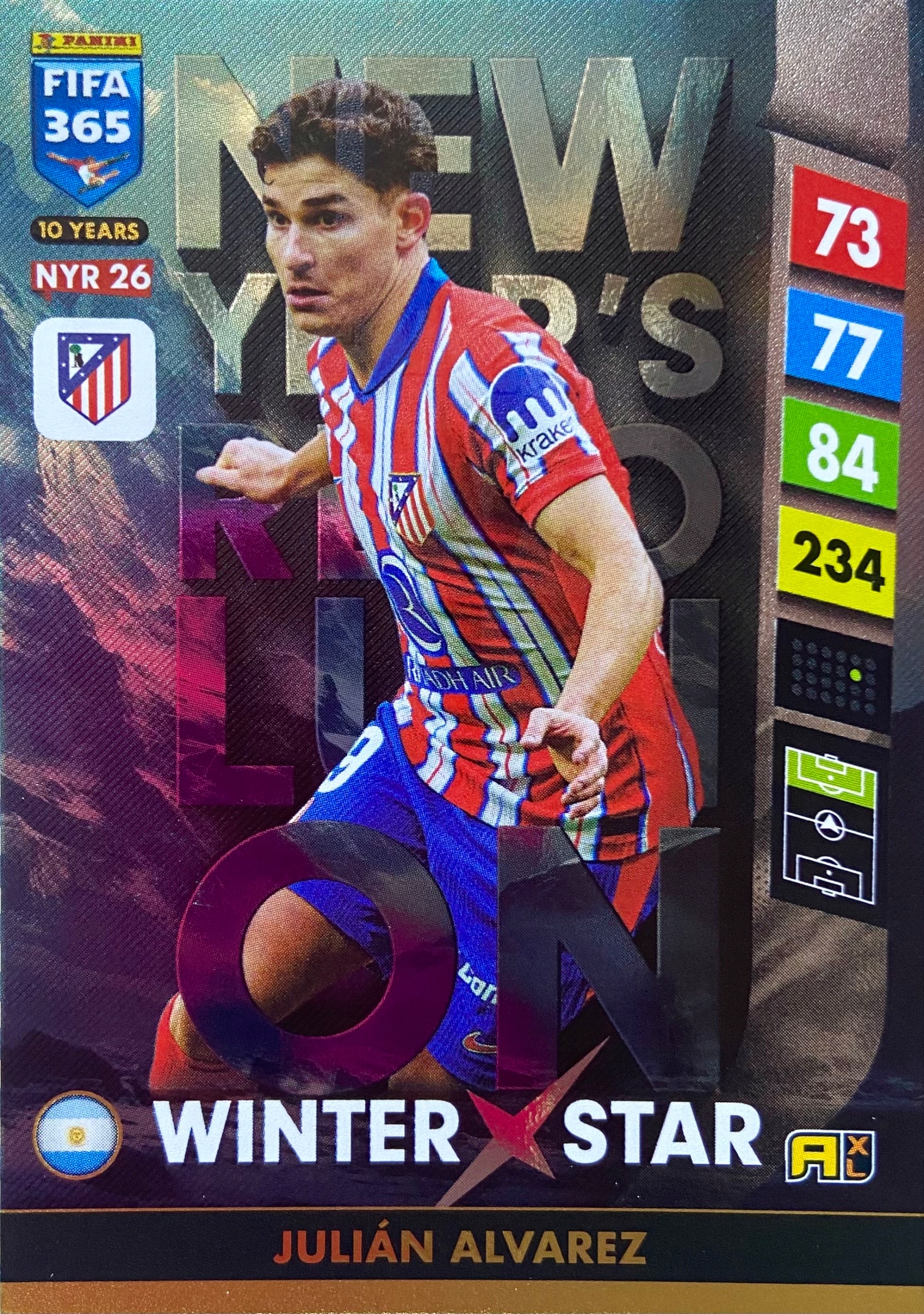 Fifa 365 2025 Upgrade Winter Star Nyr 26 Julian Alvarez Atletico Madryt