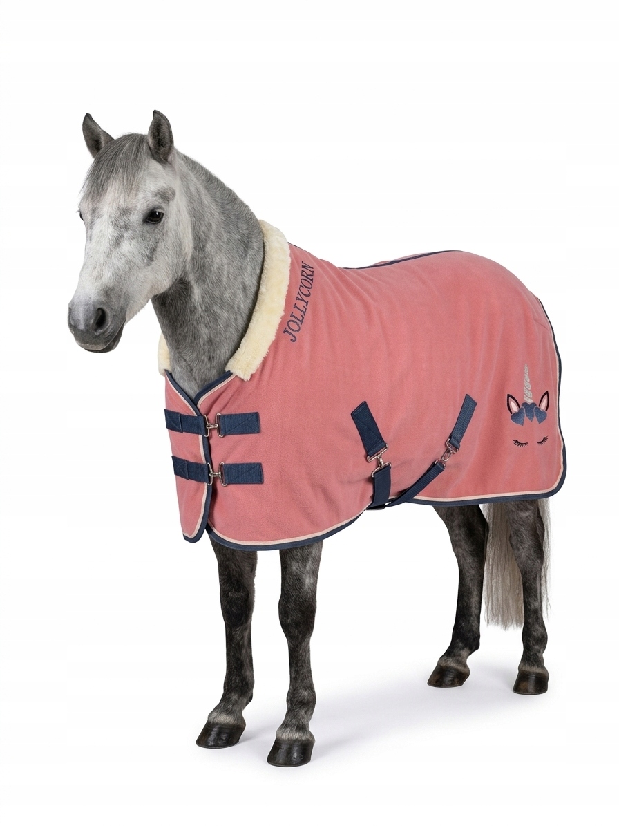 Derka dla kucyka Horka Unicorn różowa z jednorożcem rozmiar 95cm