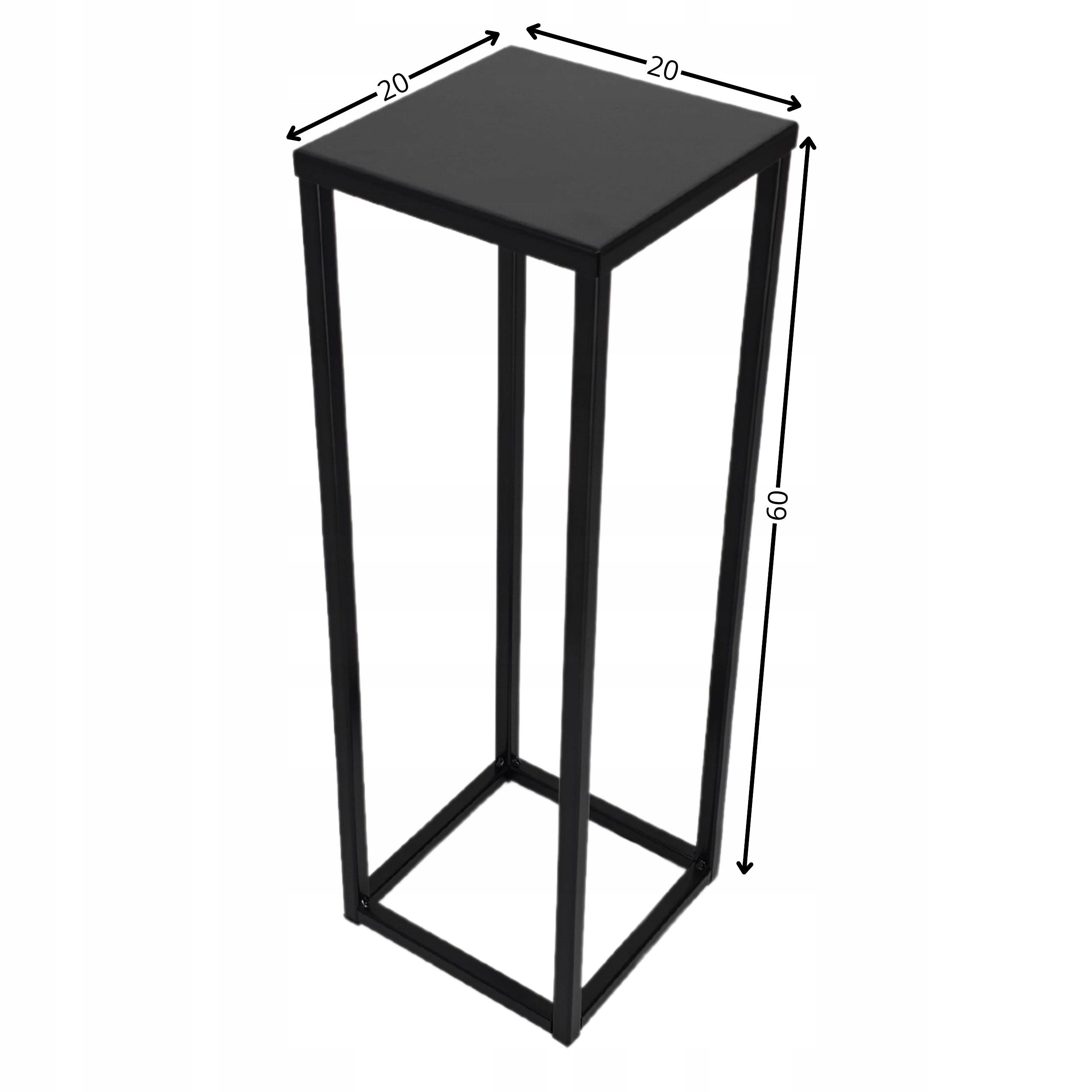 KWIETNIK METALOWY 60cm LOFT STOJAK NA KWIATY STOJĄCY INDUSTRIALNY MOCNY Marka inna