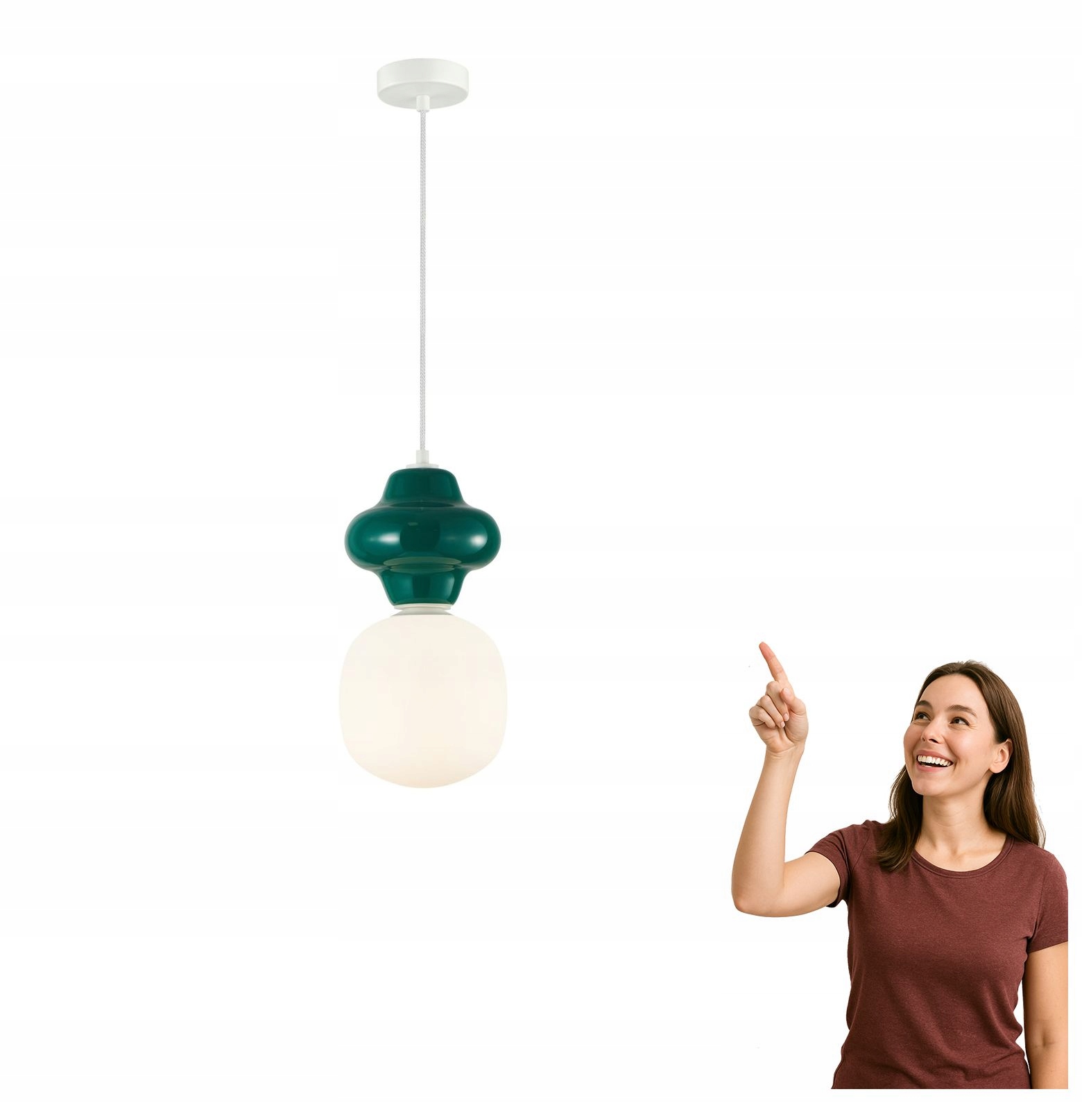Závěsná lampa Latera PND-94331-1L-GRN Italux