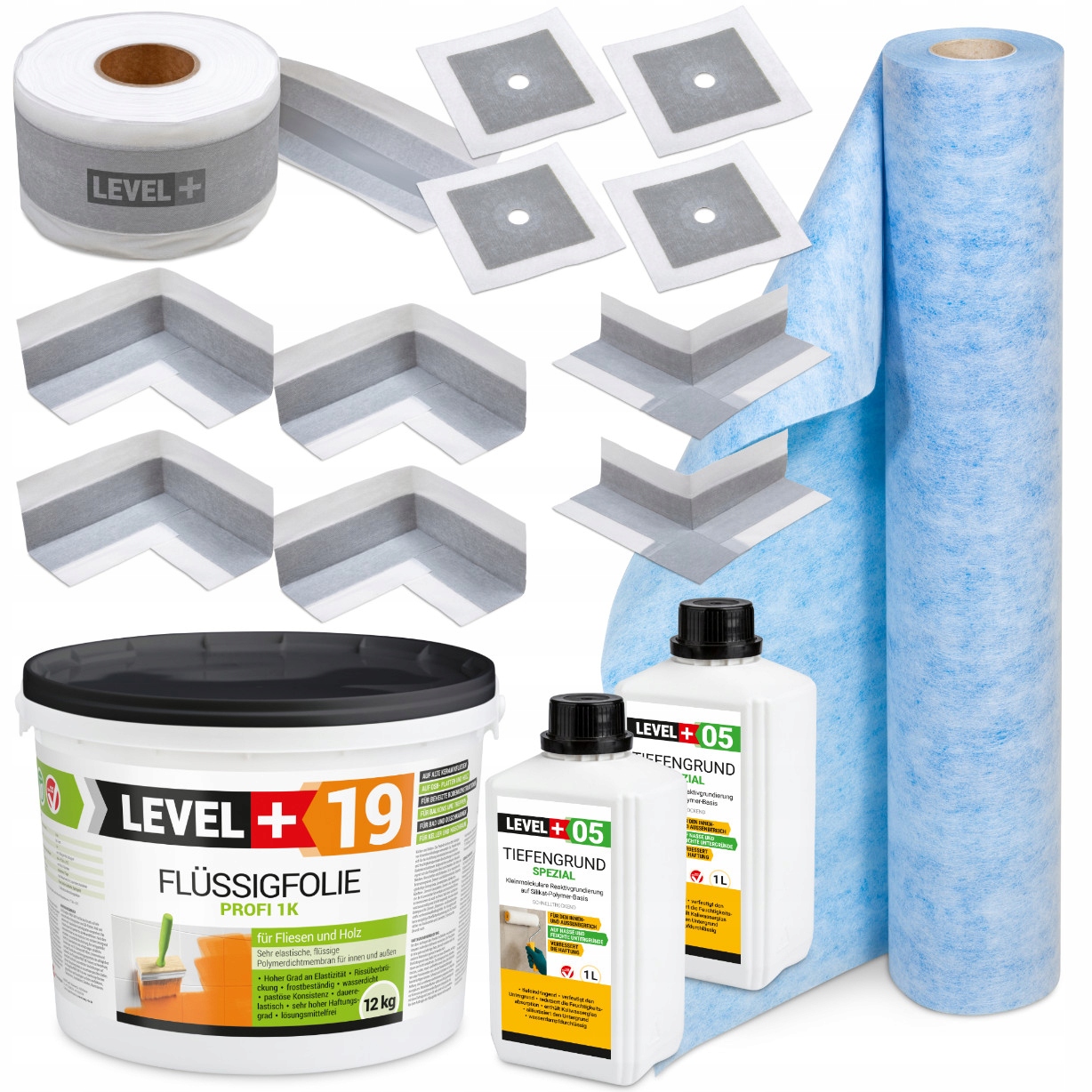 Hydroizolace Fólie 12 kg Páska 20 m Podložka 2 m Grunt 2