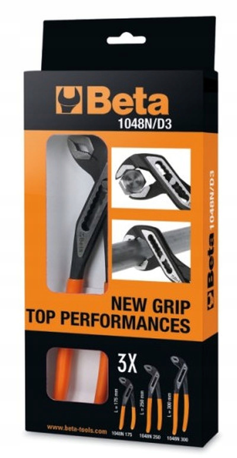 Sada troch nastaviteľných klieští 1048N Beta