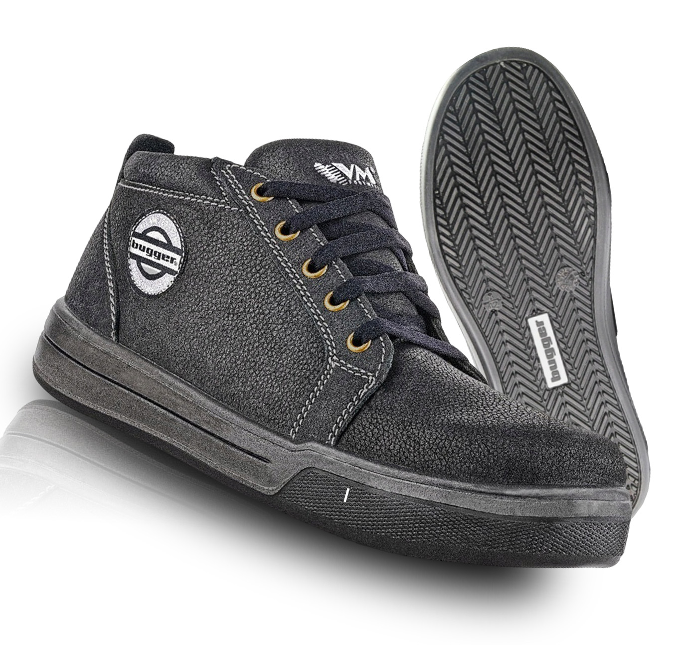 Buty Robocze Sportowe Trampki z Podnoskiem Stalowym VM Madison S1