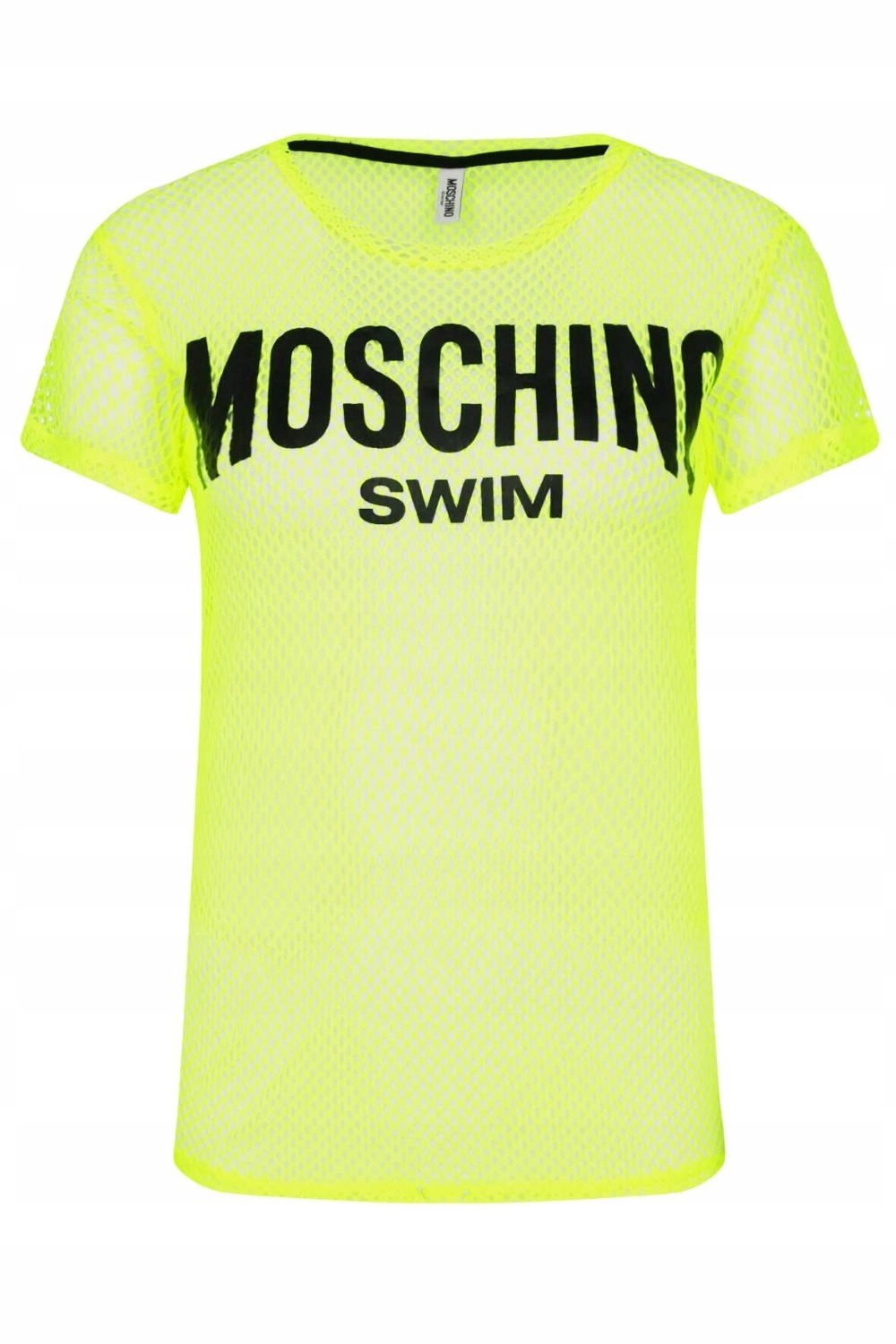 Tričko Moschino Swim seledinová síťka na dovolenou vel. S