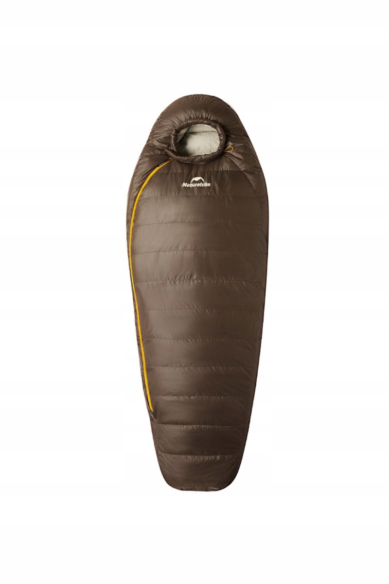 Naturehike Trekingový spací pytel Snowbird Duck Down 1000L CNK2550WS014 hnědý