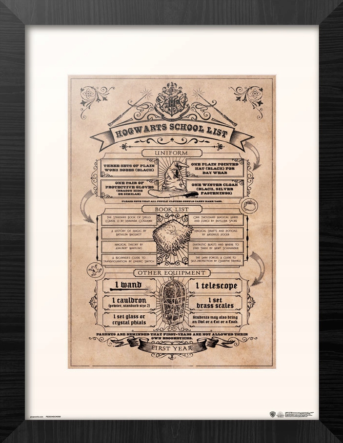 Gb Eye Harry Potter Bradavická Škola Sběratelský Tisk "30x40cm"