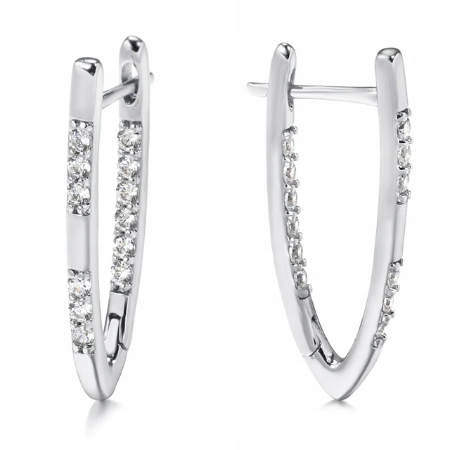 Stříbrné náušnice Ag 925 s zirkony IM0141023ER