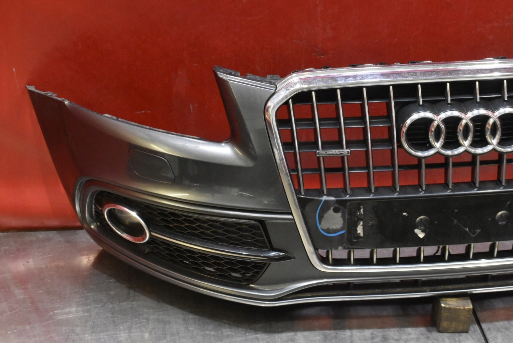 bumper front front grey S-LINE PDC 8R0807437AB AUDI Q5 8R LIFT 12-17