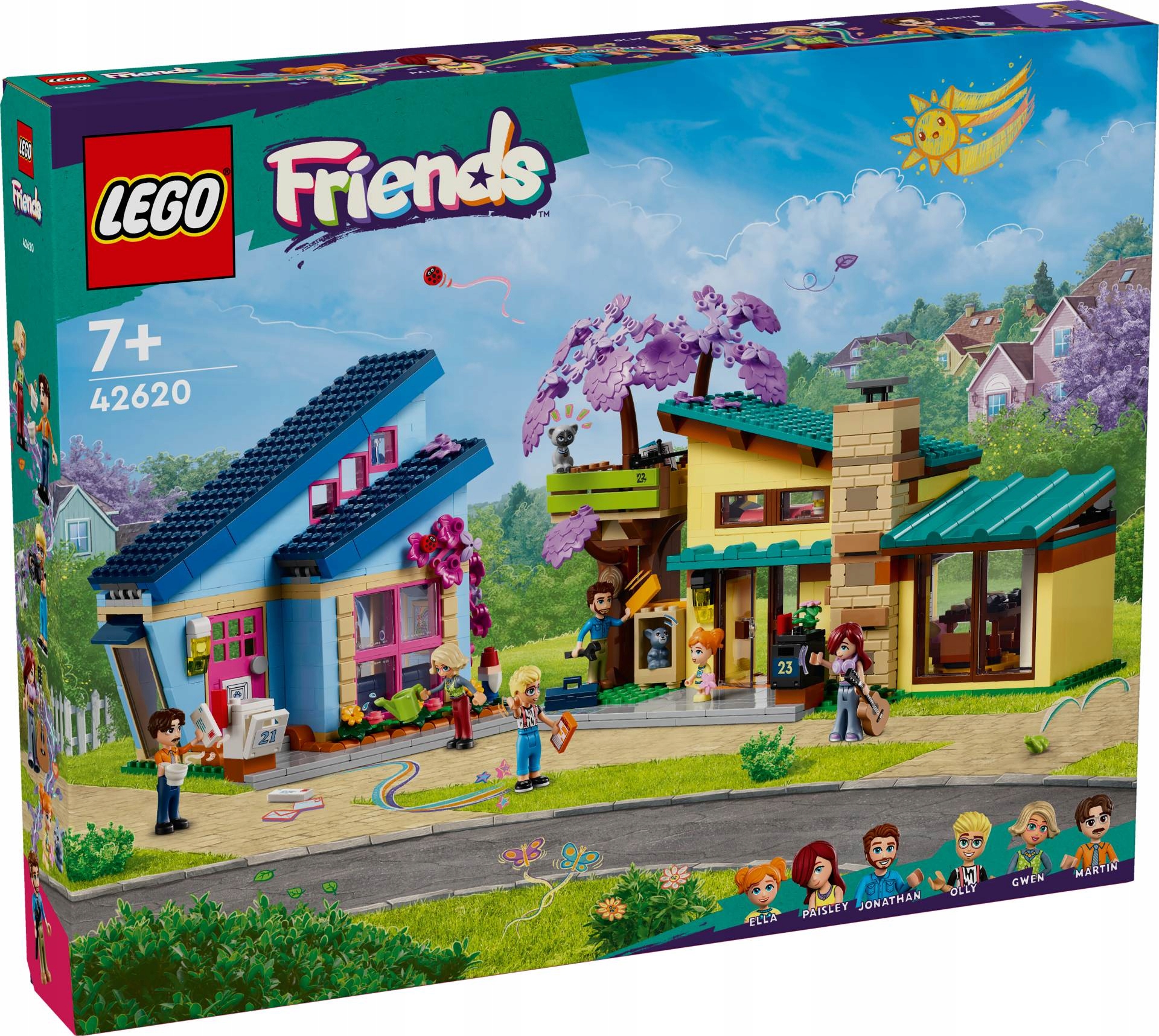 Lego Friends 42620 Rodinný dům Ollyho a Paisley
