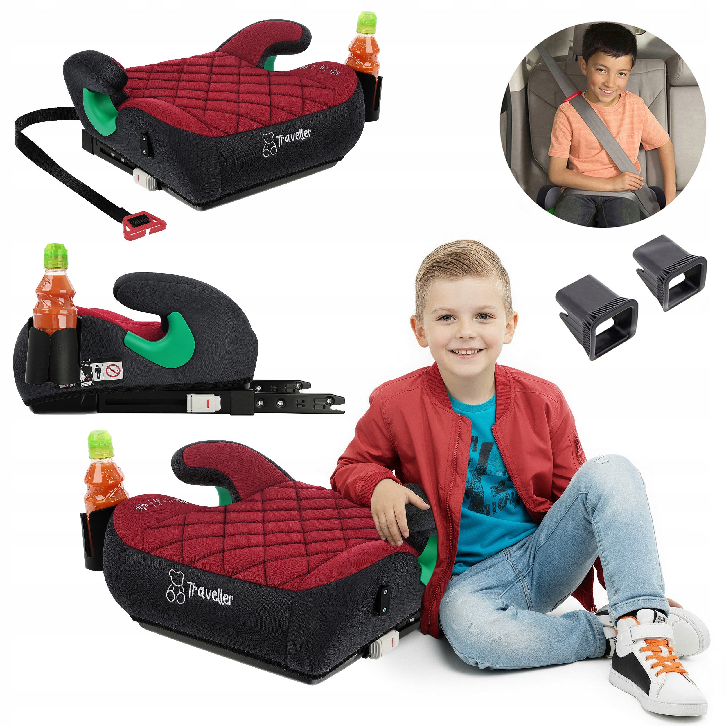 Podkładka Siedzisko Z Isofix R129 125-150 CM Fotelik Samochodowy