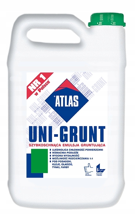 ATLAS ŚRODEK EMULSJA GRUNTUJĄCA UNI GRUNT 5KG