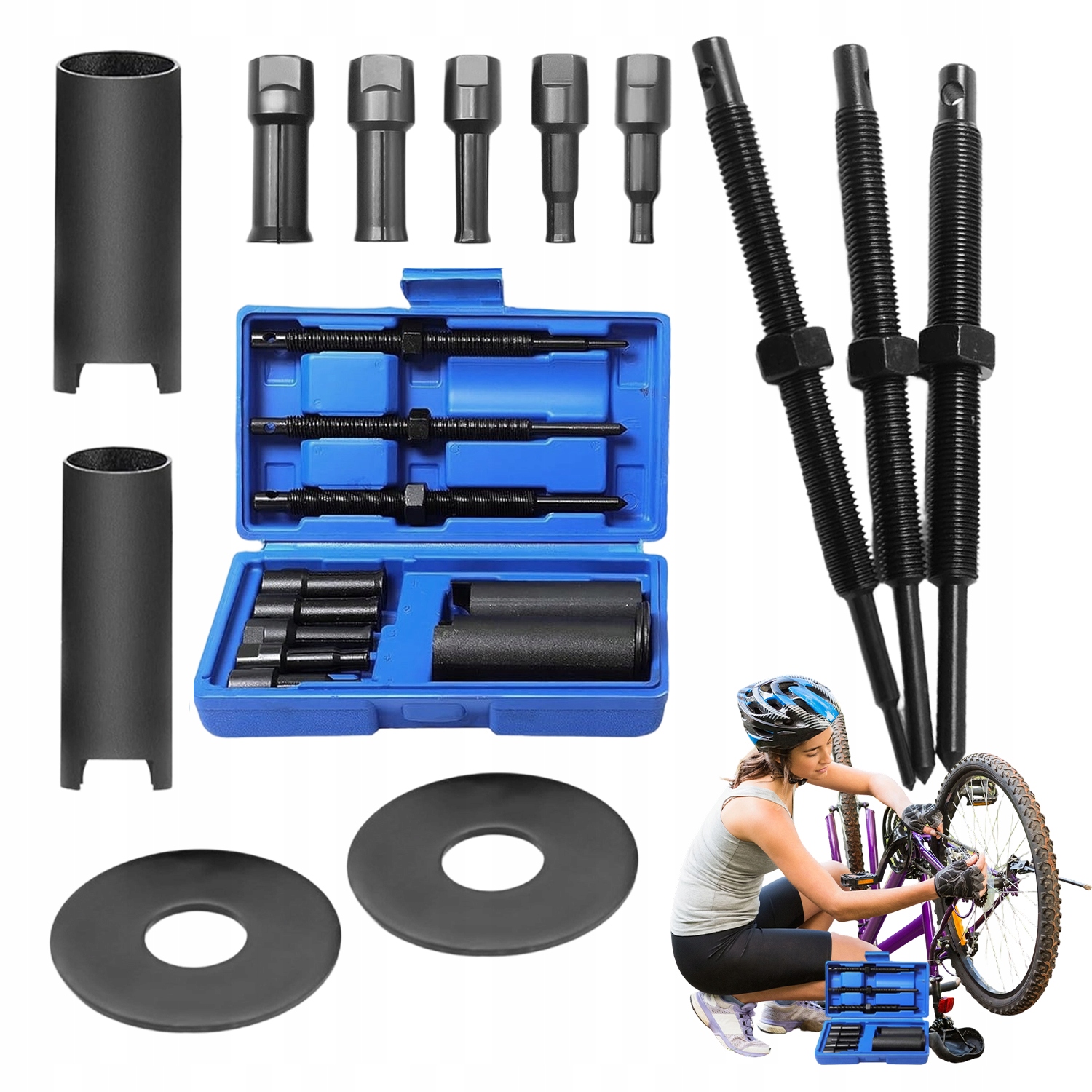 Zestaw Narzędzi Do Demontażu Łożysk 9MM 11MM 14MM 19MM 23MM