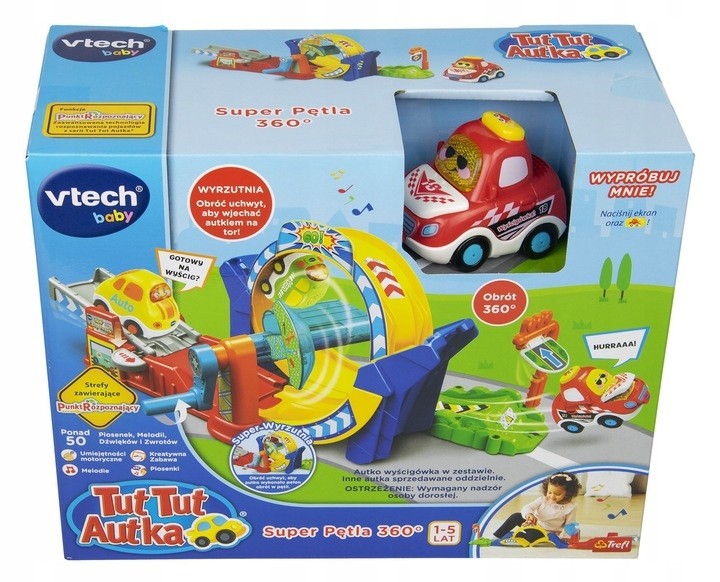 

Vtech Pętla 360 Tor Samochodowy Tut Tut Autk