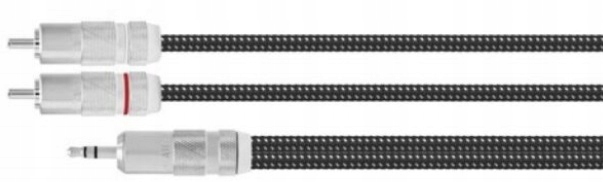 

Kabel Słuchawkowy 3,5MM 2XRCA Oyaide HPSC-35R 2,5M