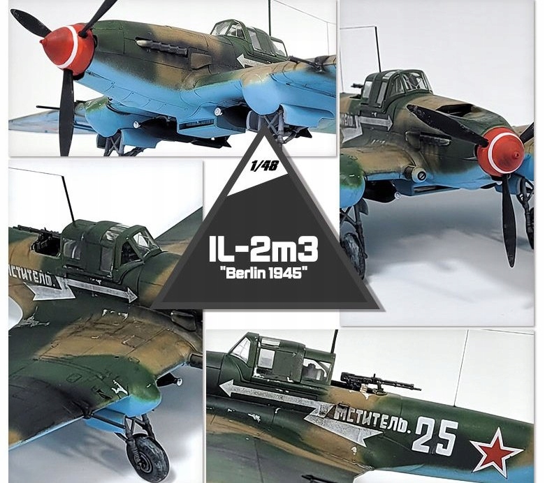 Model plastový Il-2m3 Berlin 1945 1/48 Academy 12357
