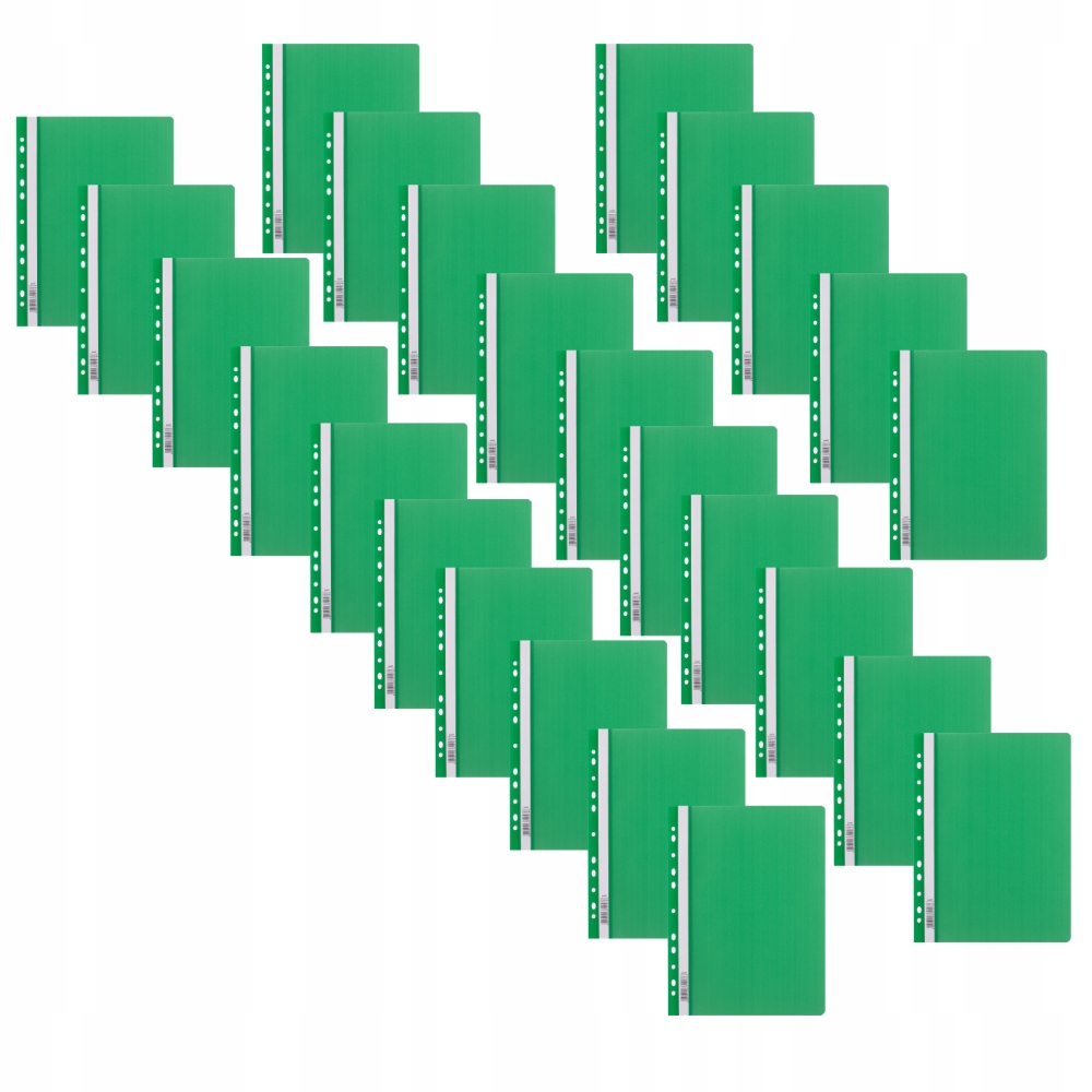 

Skoroszyt D.rect Pp A4 Wpinany Zielony x25szt