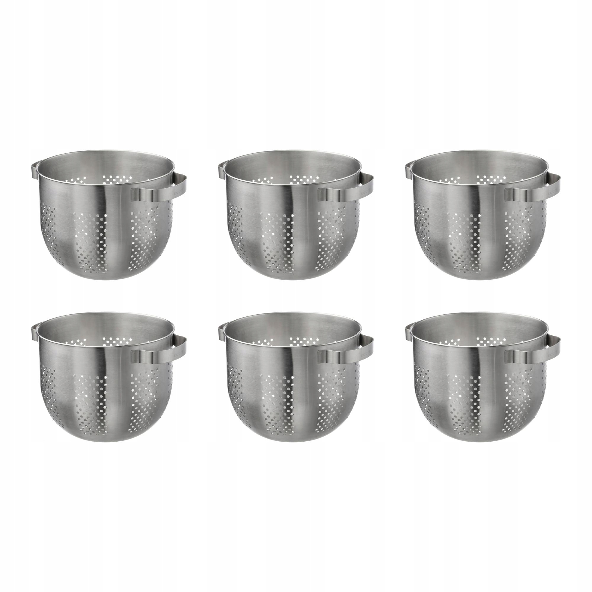6 szt. Durszlak stal nierdzewna Ordning 22 cm nowoczesny design