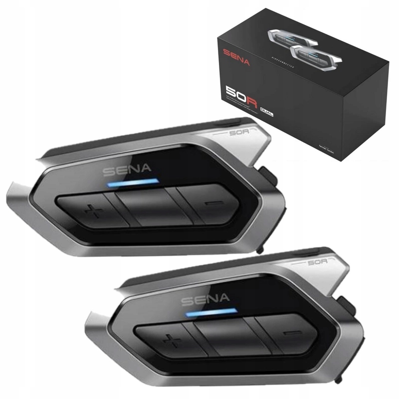 Motocyklový interkom Sena 50R Duo na 2 Prilby Mesh zvuk Harman Kardon
