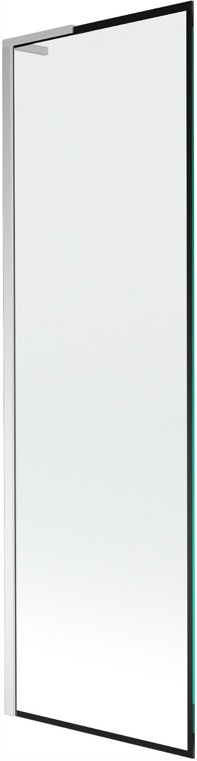 Mexen Next L paravan vanový 1-křídlý 60 x 150 cm, černý vzor, chrom 895-0