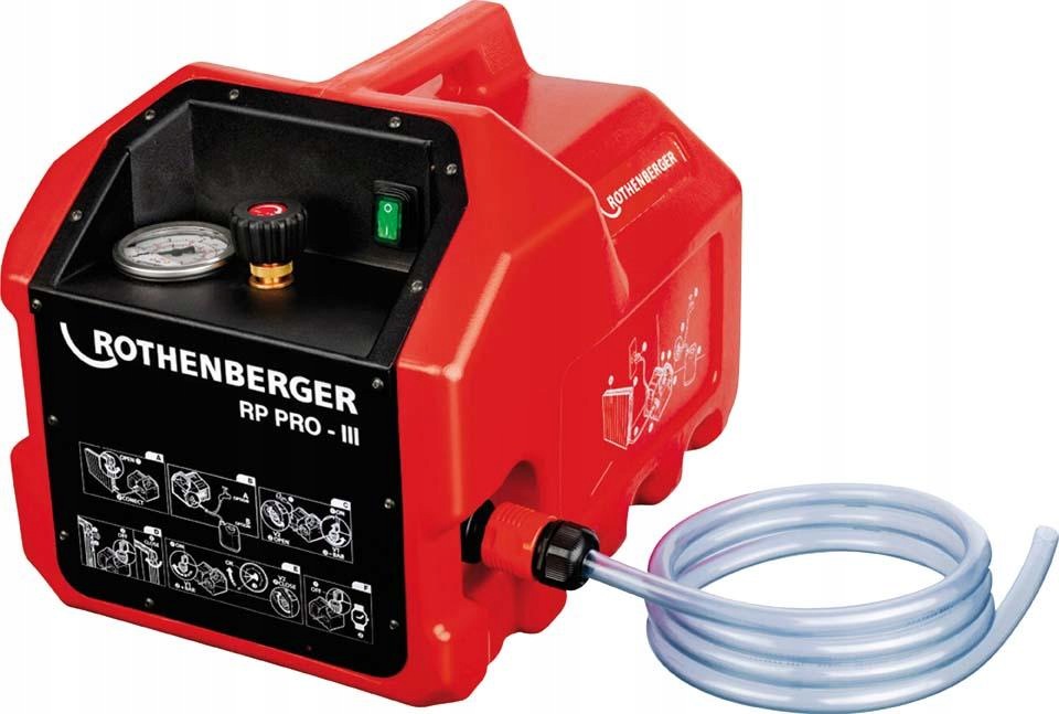 Elektrická kontrolní pumpa Rp Pro III 40 bar 61185 Rothenberger