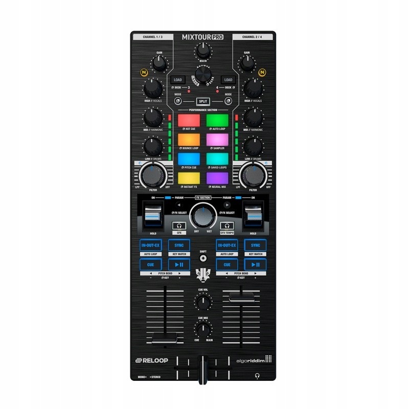 Reloop Mixtour Pro Dj kontroler s audio rozhraním