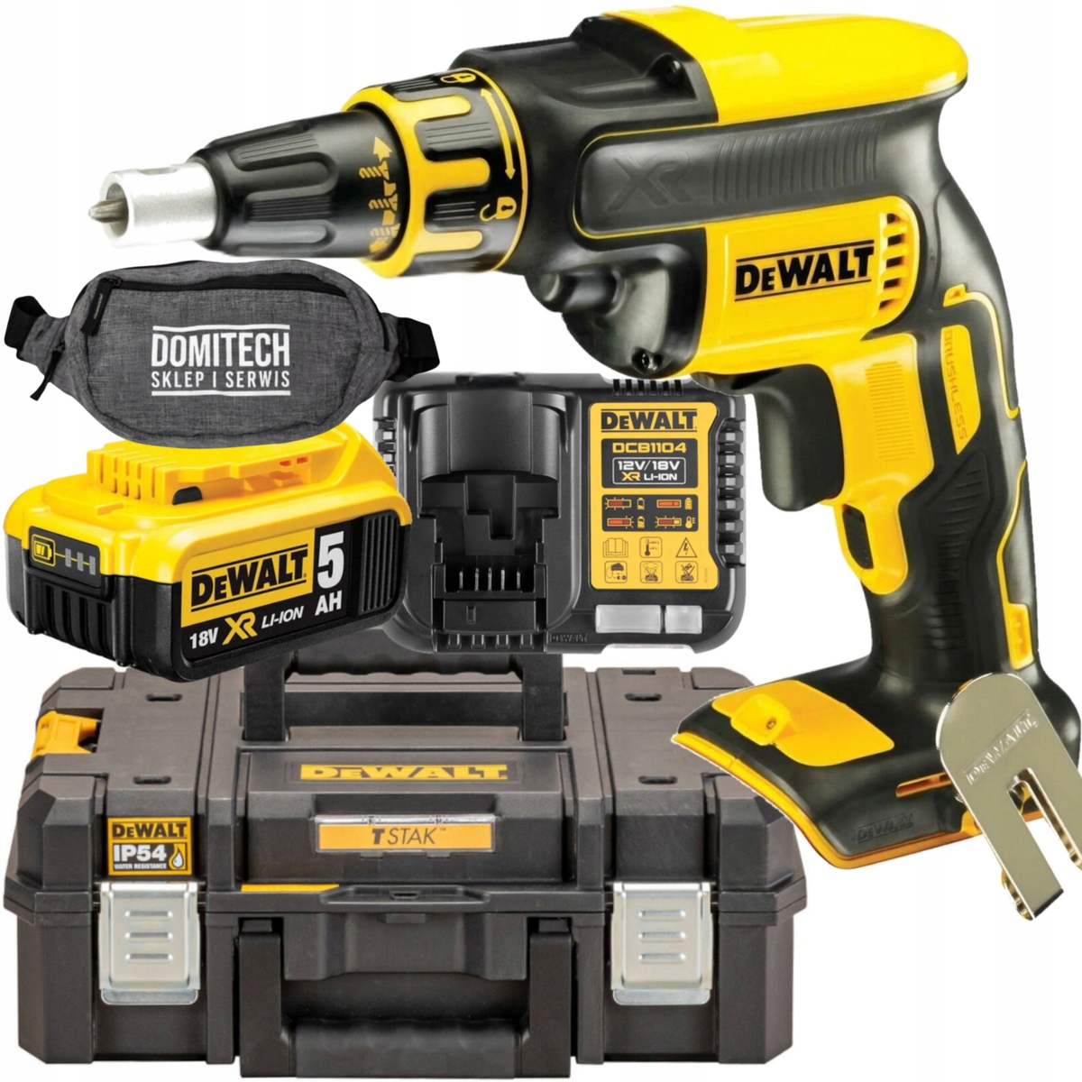 Zestaw DCF620NT Wkrętarka 18V Akumulator DCB184 18V 5Ah DCB1104 Nerka