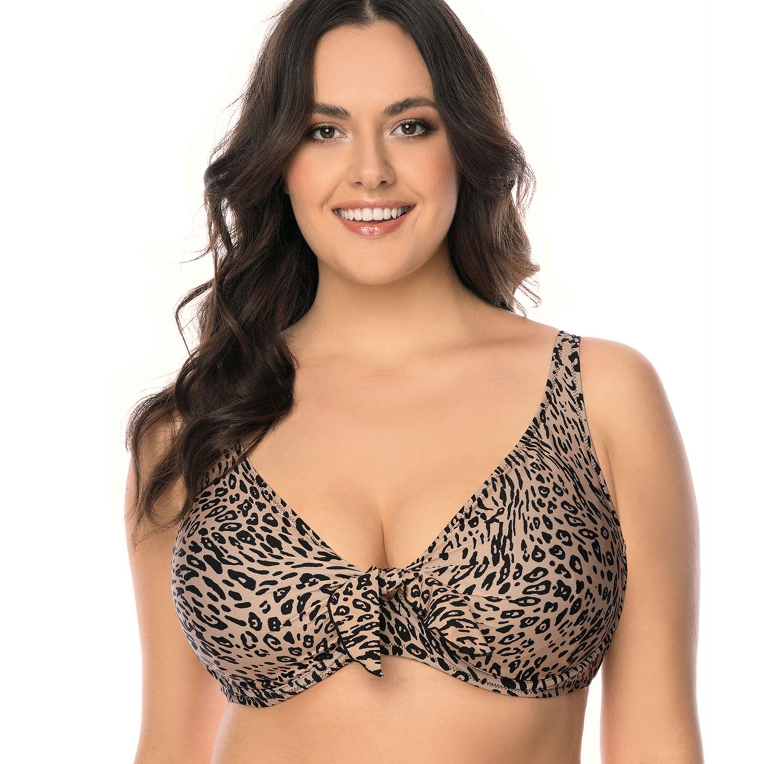 Plavková podprsenka Kostým Vivisence 3203 béžovo-černá 95D