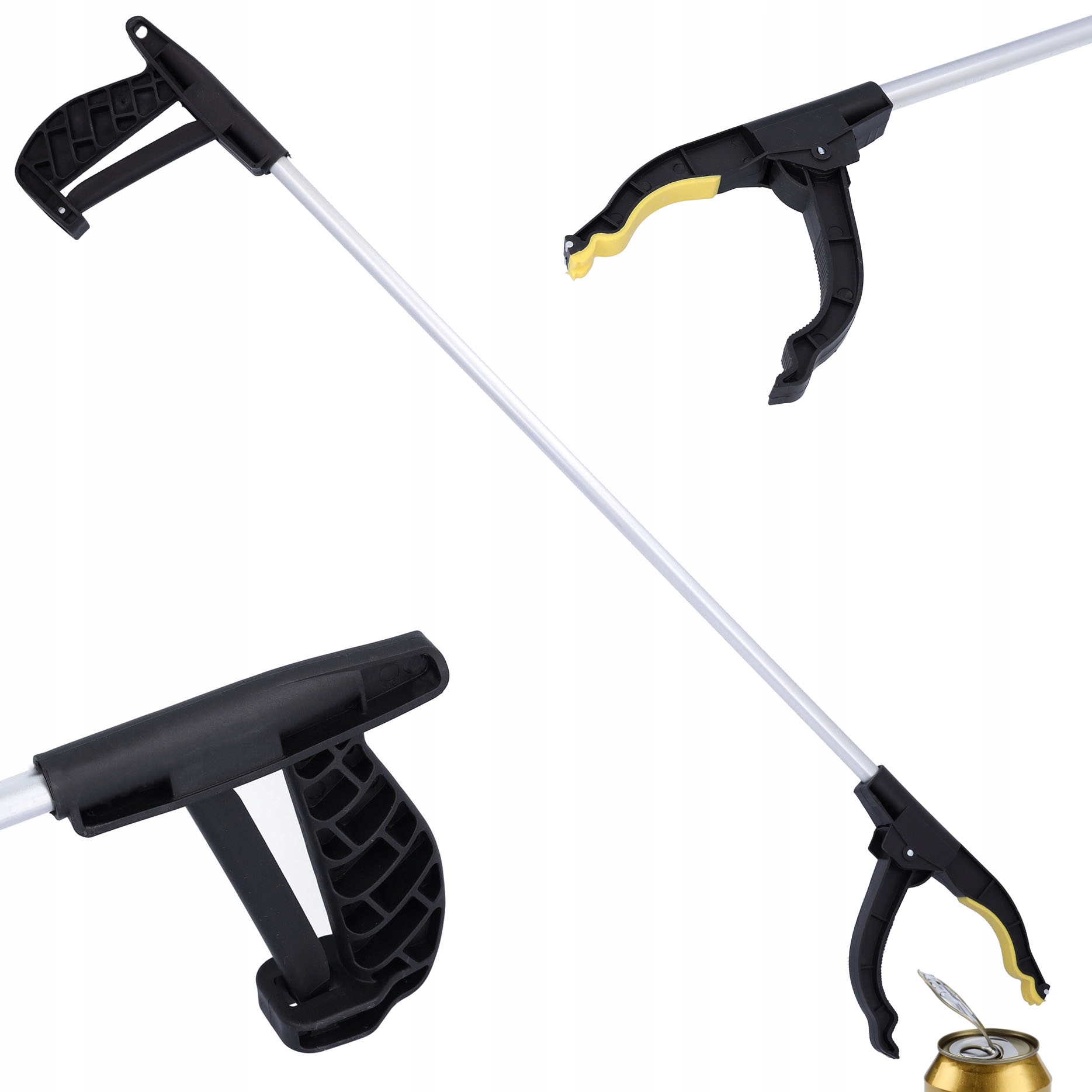 sprzątania podnoszenia śmieci liści aluminiowy długi