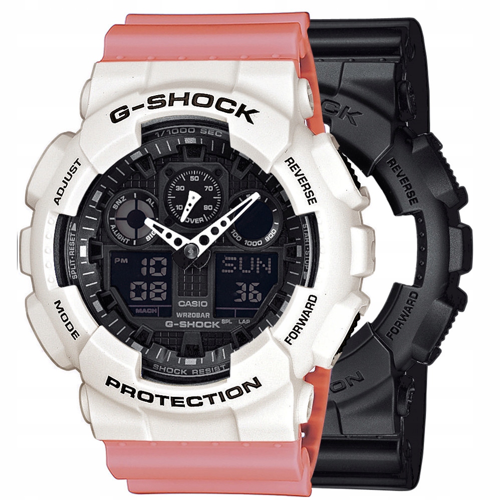 Hodinky Casio G-Shock Set GA-100-1A1ER Bezel 10395292 Řemínek 10498150 20