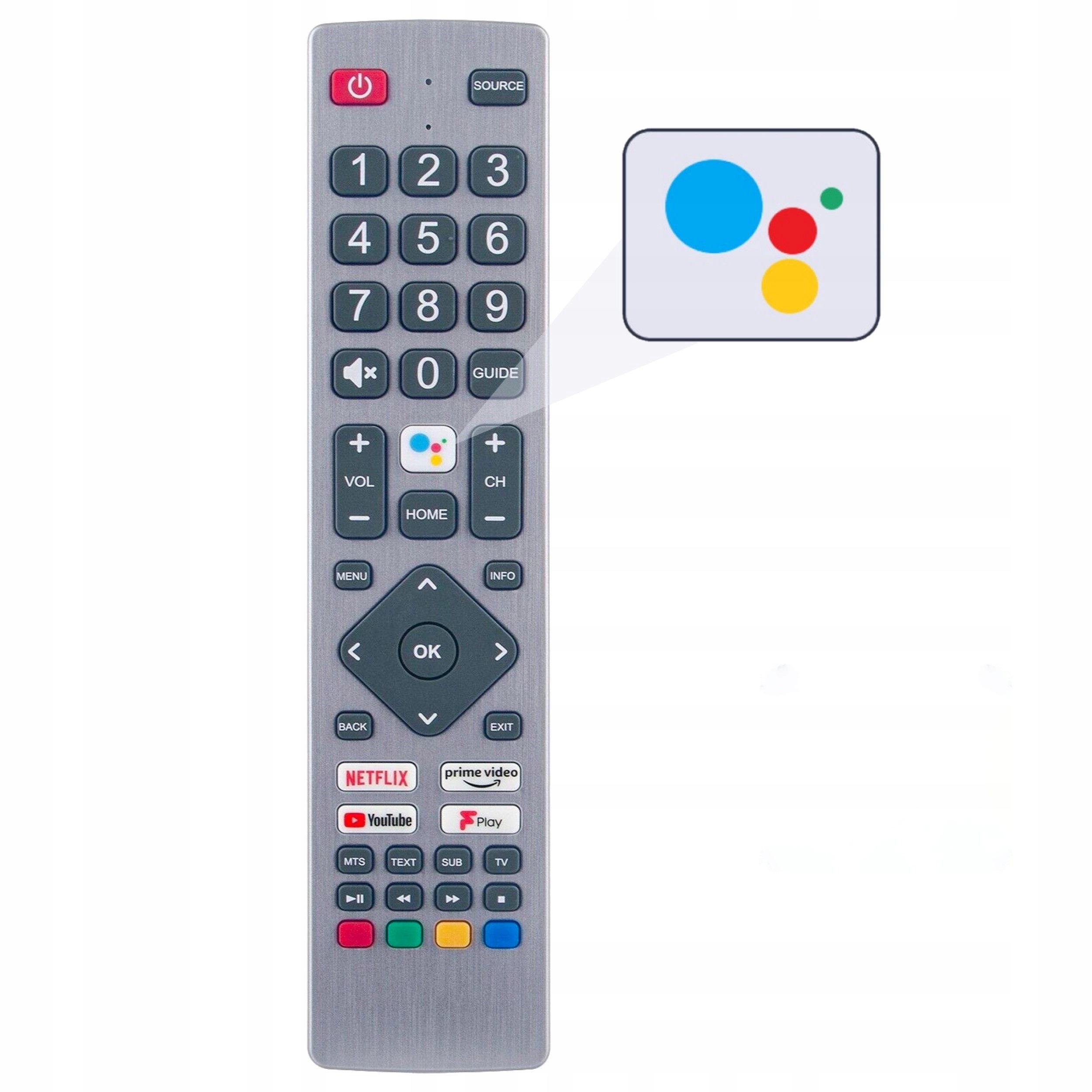 Dálkový Ovladač Pro Sharp Technika Bush Polaroid S Mikrofonem