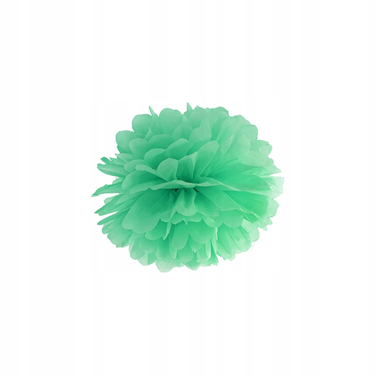 

Pompon bibułowy Miętowy 25 cm kwiatowa dekoracja