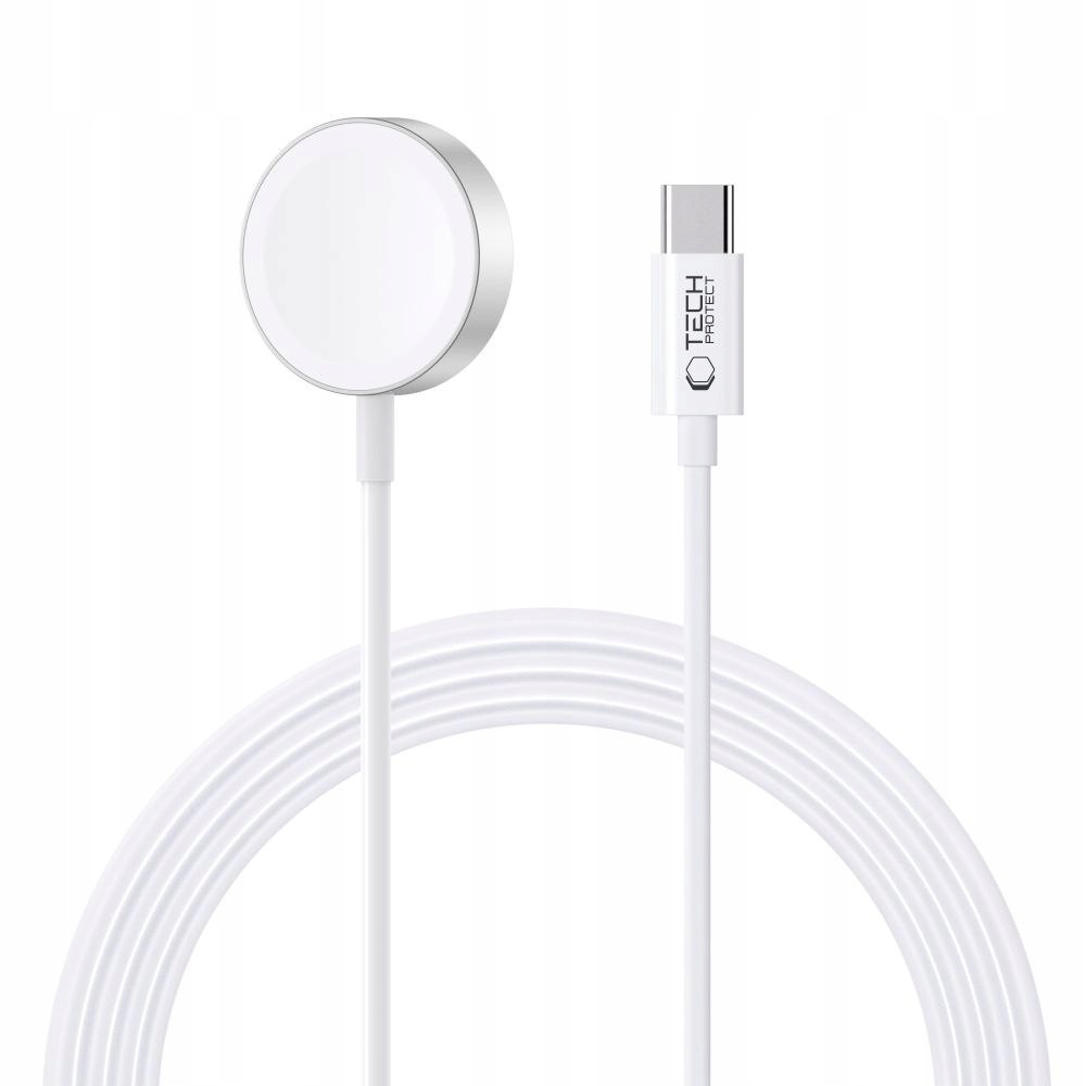 2x Ładowarka indukcyjna magnetyczna do Apple Watch Usb-c 1.2m biała