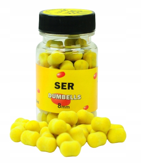 Ser Żółty Dumbells Mckarp 8mm