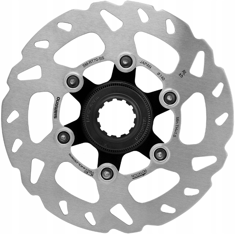 Tarcza Hamulcowa Rowerowa 140mm CenterLock Shimano IceTech Szosa Gravel