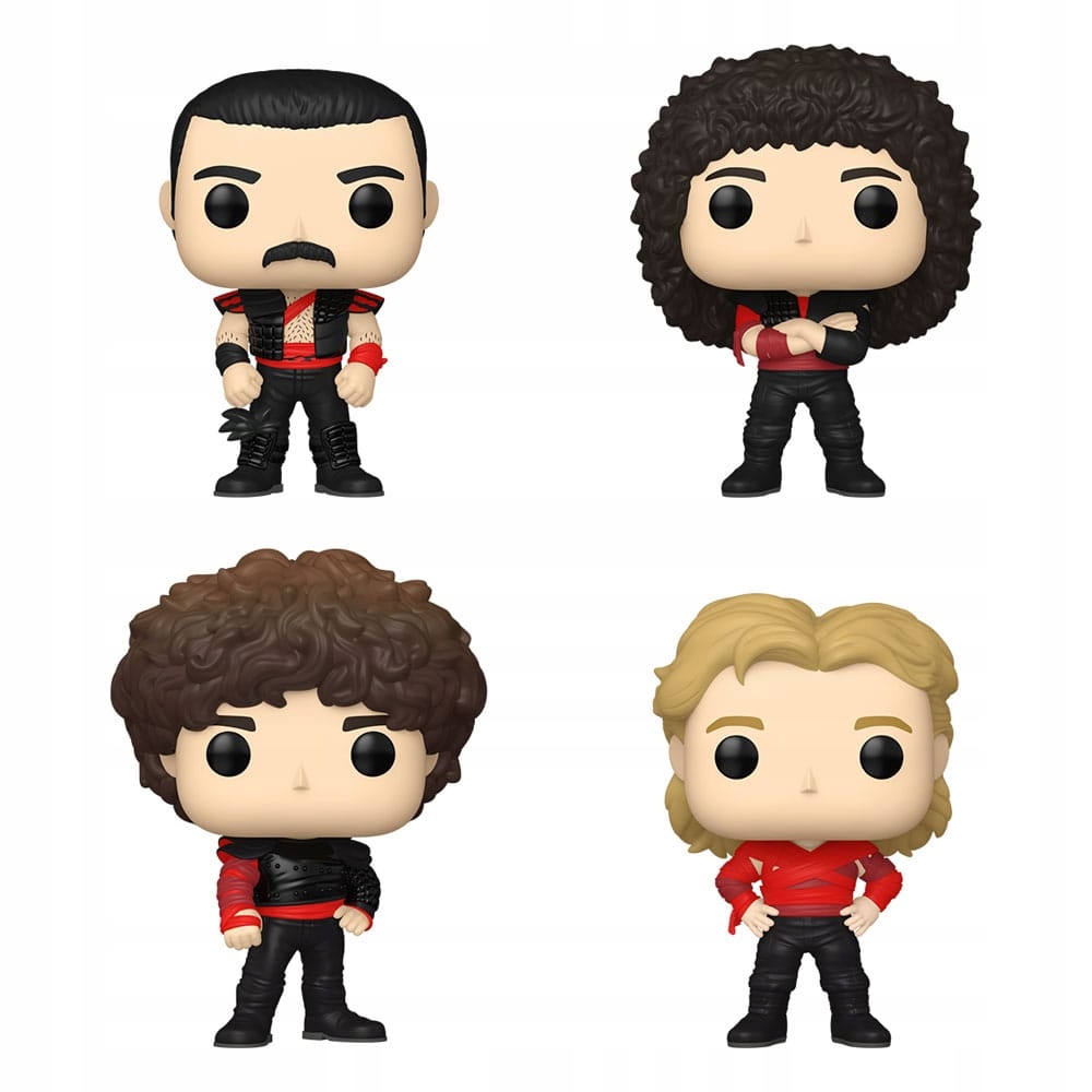 Funko Pop set Queen 4pack Radio Gaga Freddie Mercury Zestaw Figurka Kolekcj