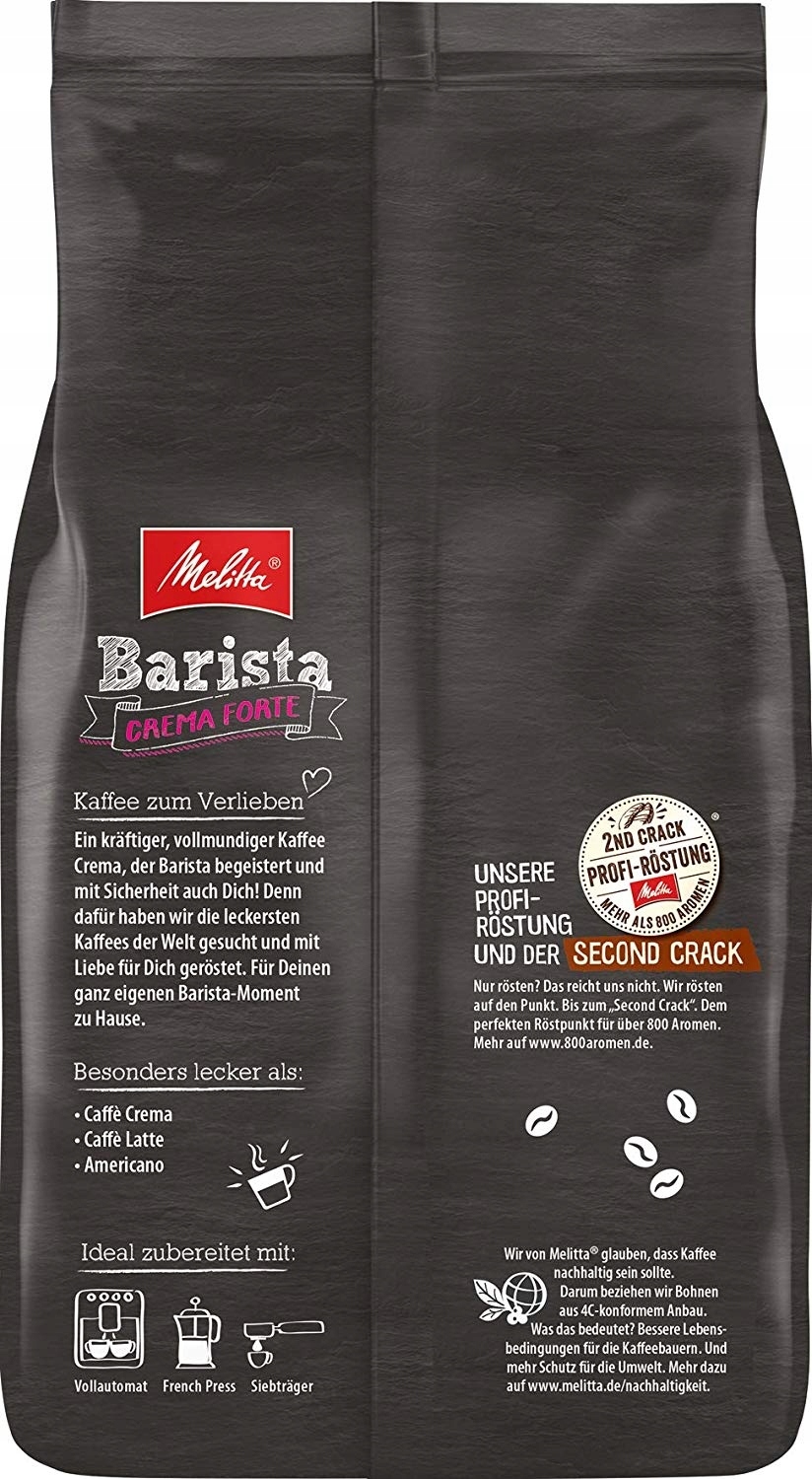 Káva Melitta Barista Crema Forte 1000 g