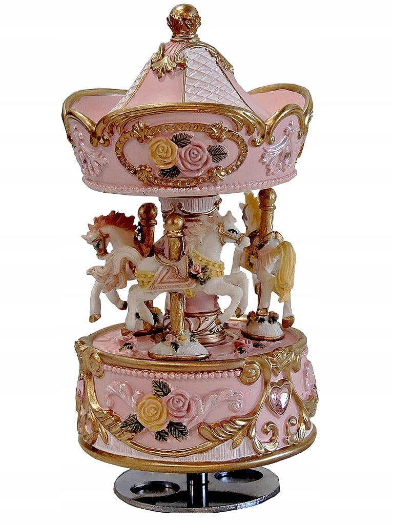 CUDOWNA KARUZELA KONIKI POZYTYWKA PASTELE FOR GIRl