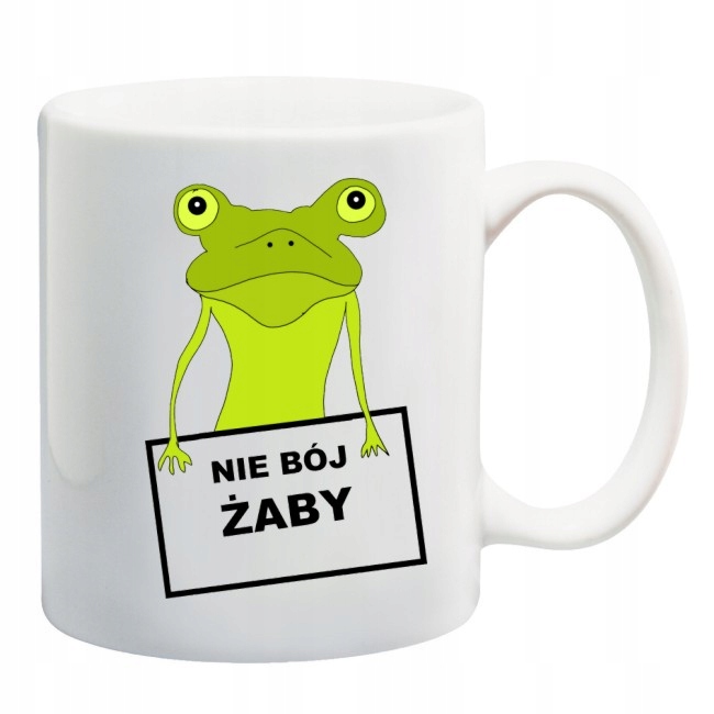 KUBEK żaba ŻABKA ROPUCHA ŻABY WZORY