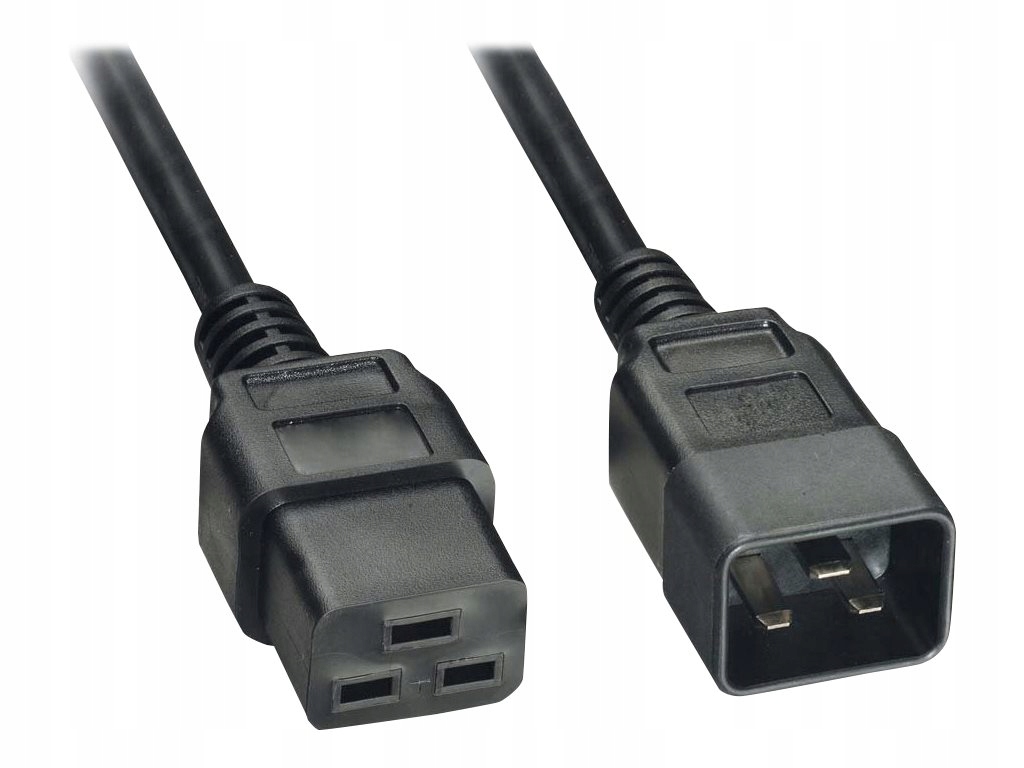 PRZEDŁUŻACZ KABLA ZASILAJĄCEGO 1,8m C19-C20 1mm2