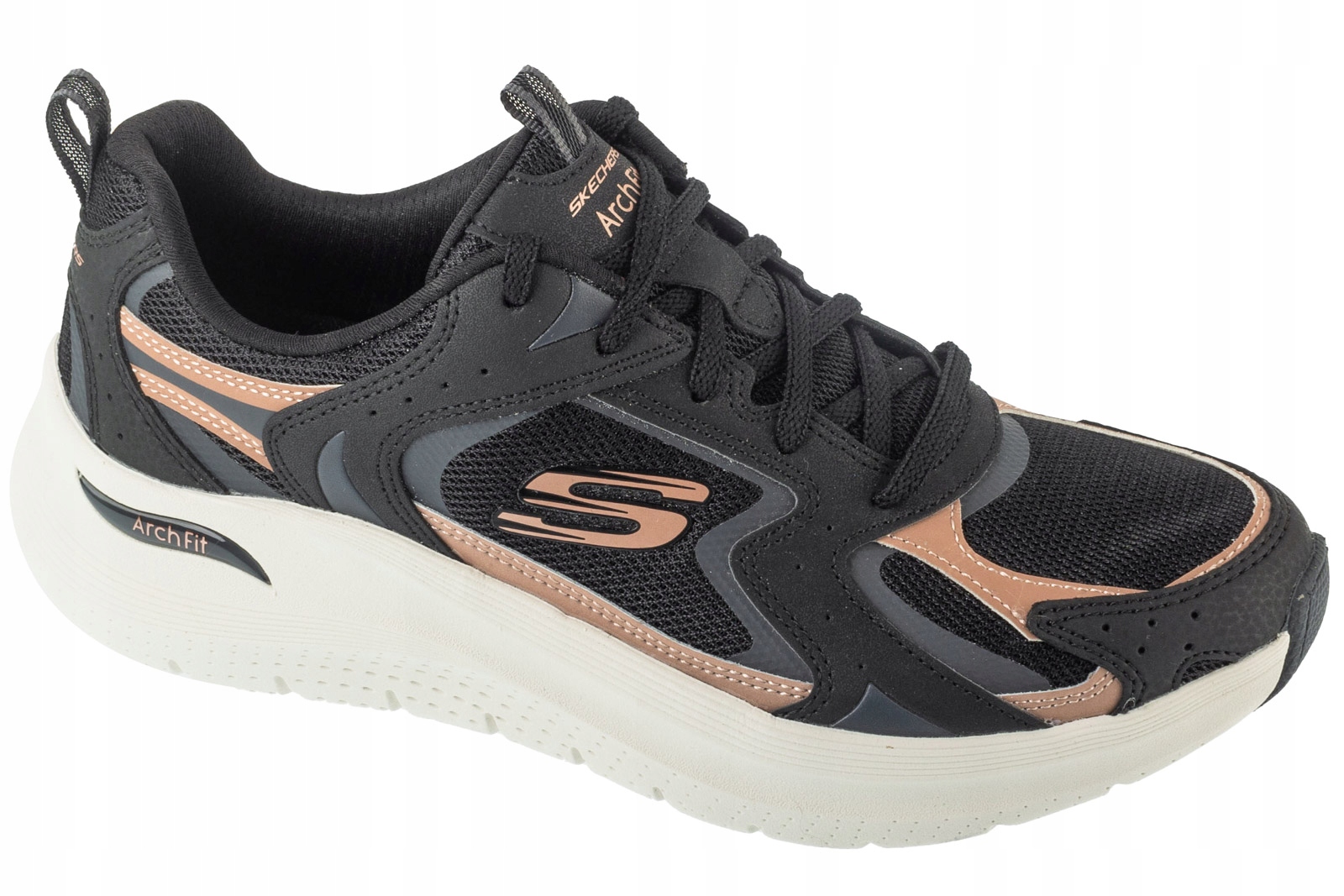 Skechers Arch Fit 2.0 Vintage Luxe [38,5] Boty Tenisky Dámské Kožené