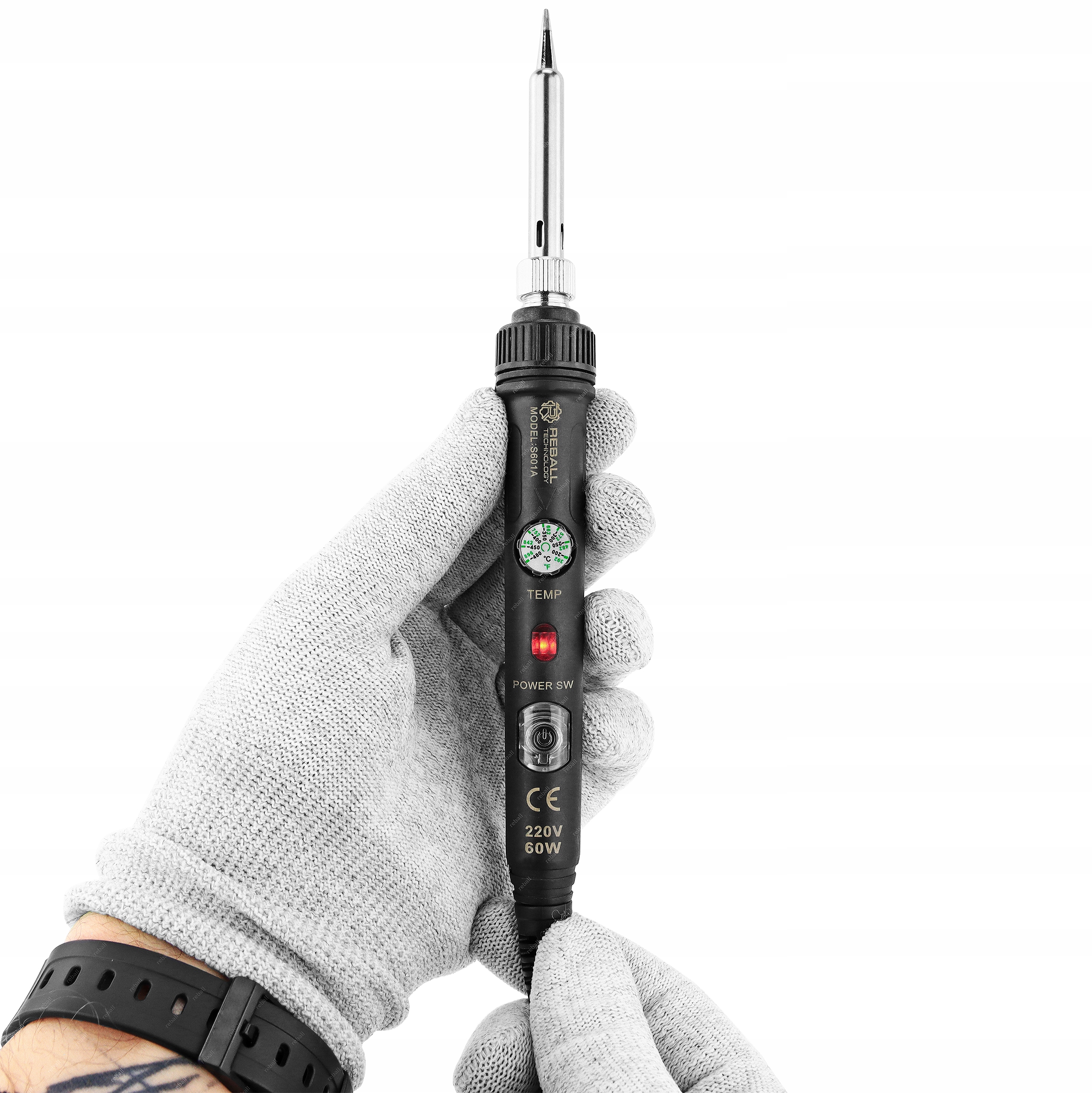 LUTOWNICA PRECYZYJNA KOLBOWA REBALL S601A 60W 900M Z REGULACJĄ TEMPERATURY Model S601A